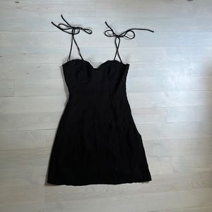 Aritzia black mini dress